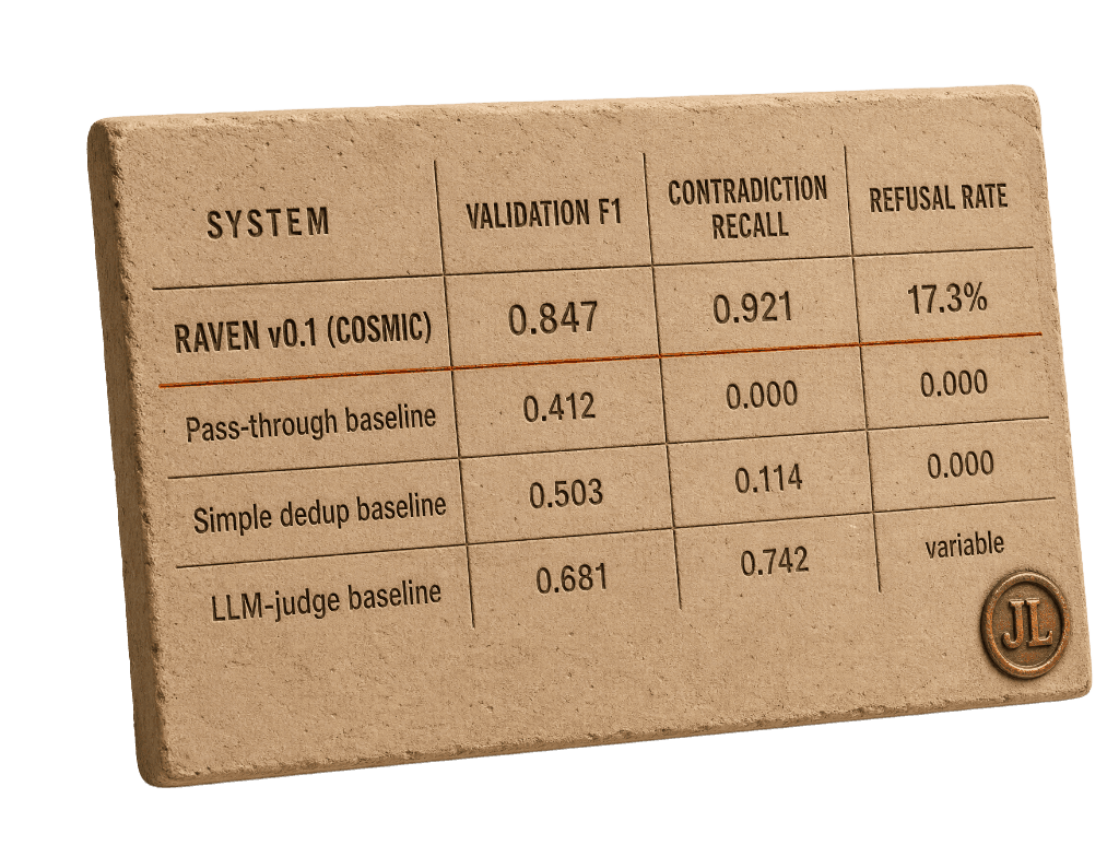 VANTAGE diagnostic tablet artifact